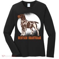 German Wirehaired Pointer Dog Women's Long Sleeve Shirt thumb 0