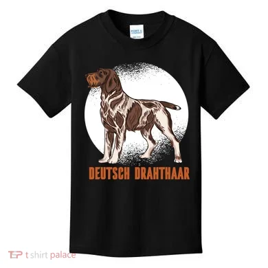 German Wirehaired Pointer Dog Kids T-Shirt
