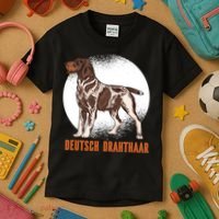 German Wirehaired Pointer Dog Kids T-Shirt thumb 3
