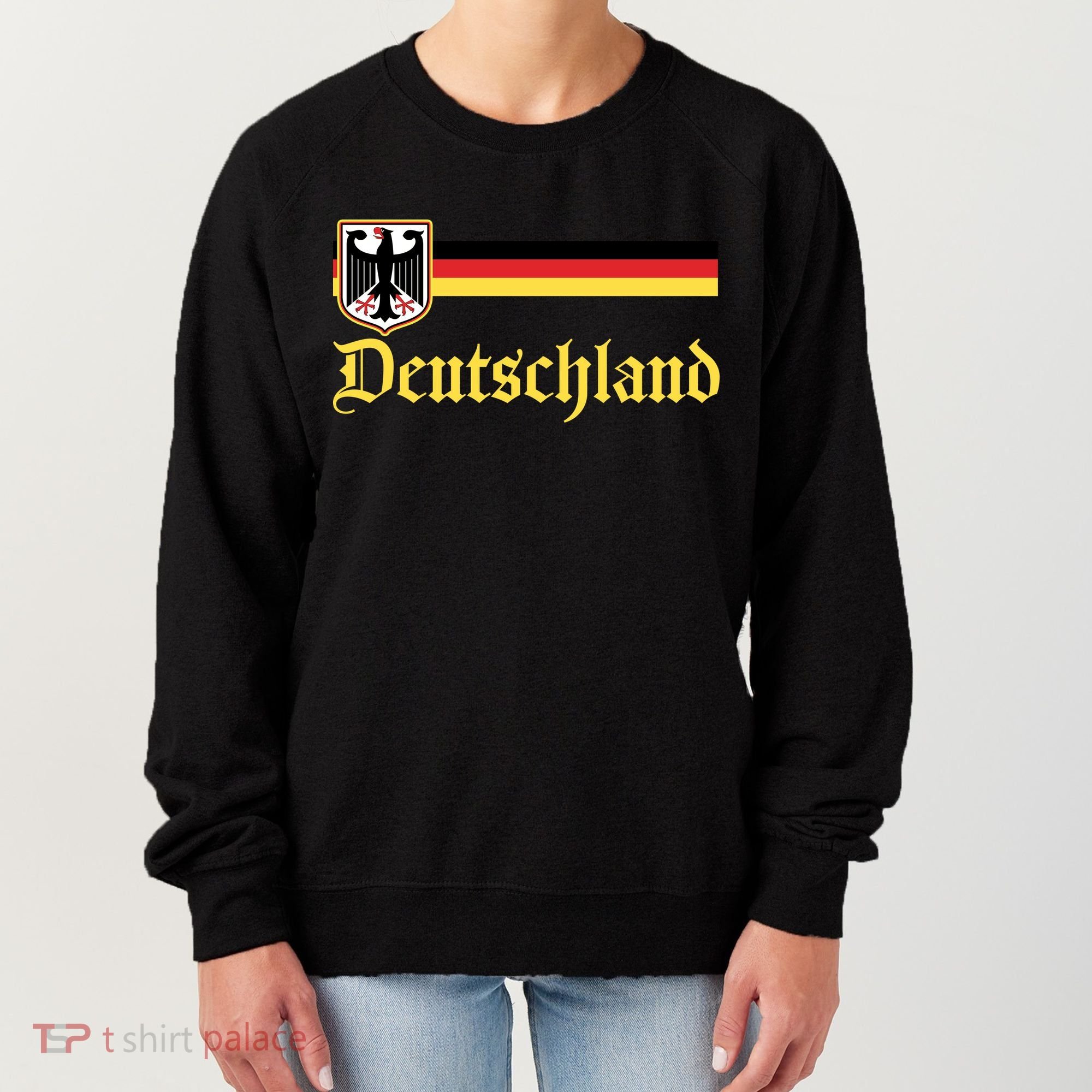 Germany Flag Stripe Logo Women's Sweatshirt