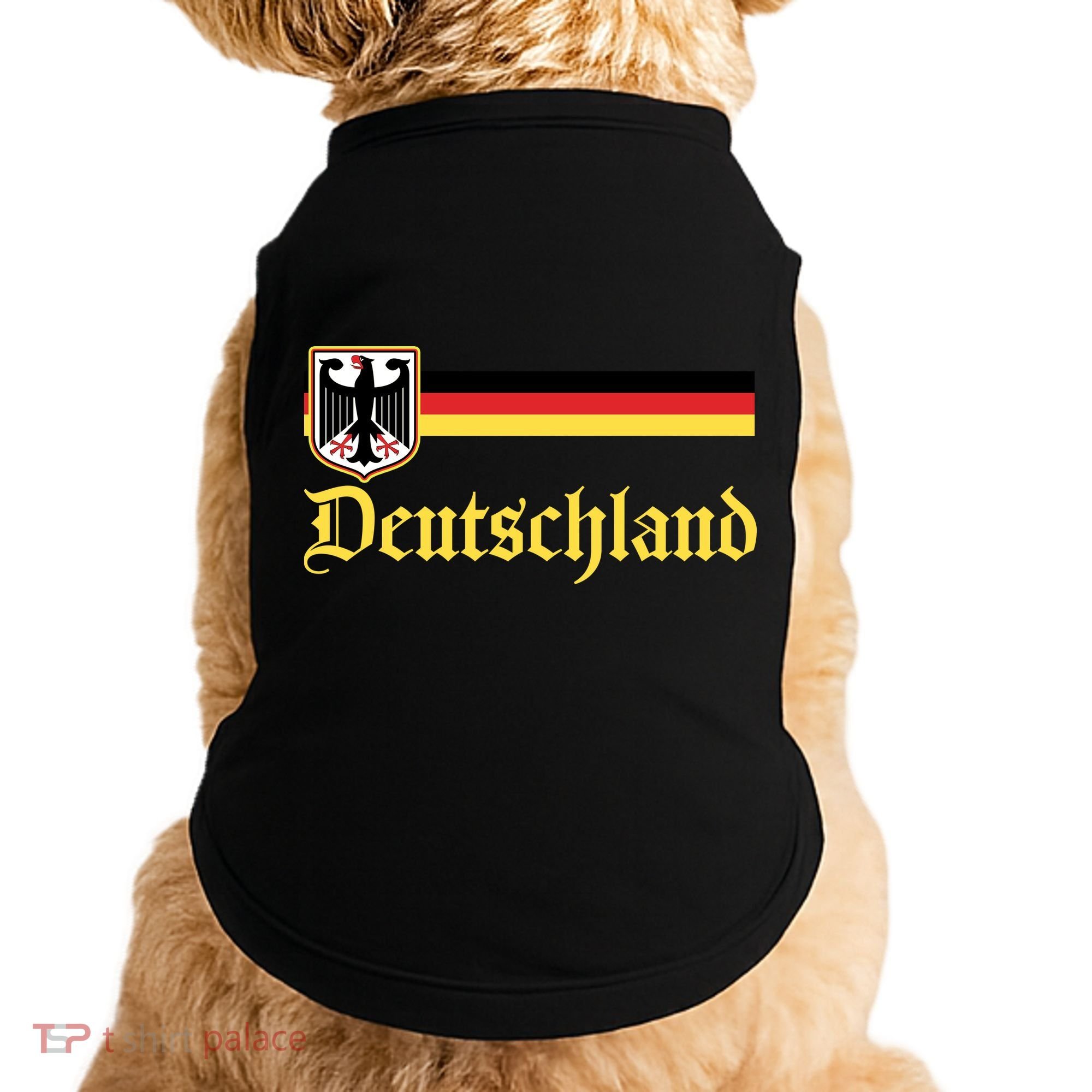 Germany Flag Stripe Logo Doggie Tank