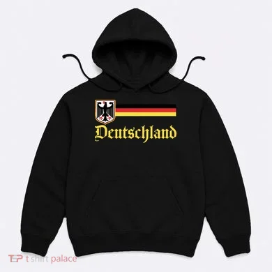 Germany Flag Stripe Logo Hoodie