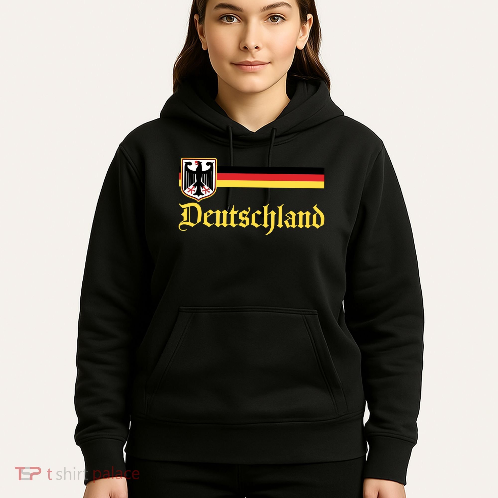 Germany Flag Stripe Logo Hoodie