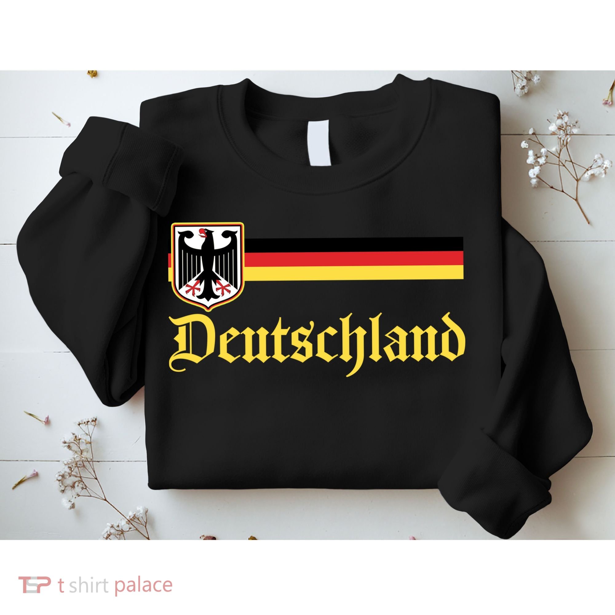 Germany Flag Stripe Logo Sweatshirt