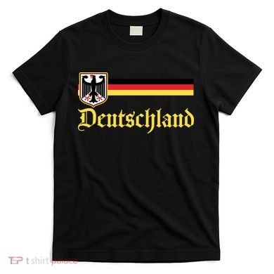 Germany Flag Stripe Logo T-Shirt