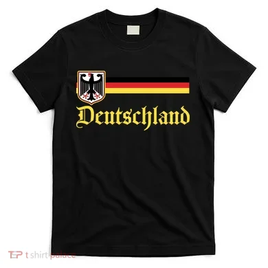 Germany Flag Stripe Logo T-Shirt