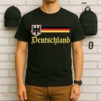 Germany Flag Stripe Logo T-Shirt thumb 6