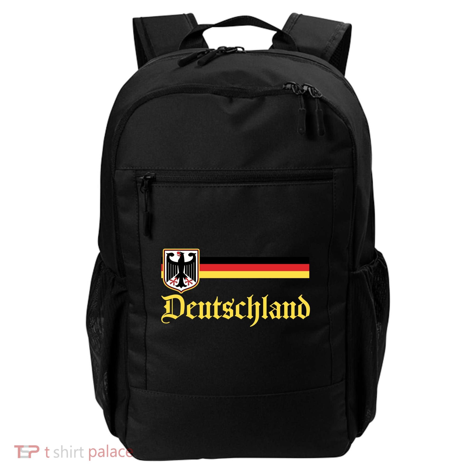 Germany Flag Stripe Logo Backpack