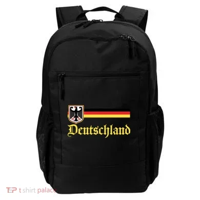 Germany Flag Stripe Logo Backpack