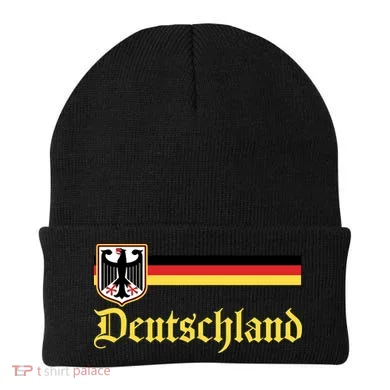 Germany Flag Stripe Logo Beanie