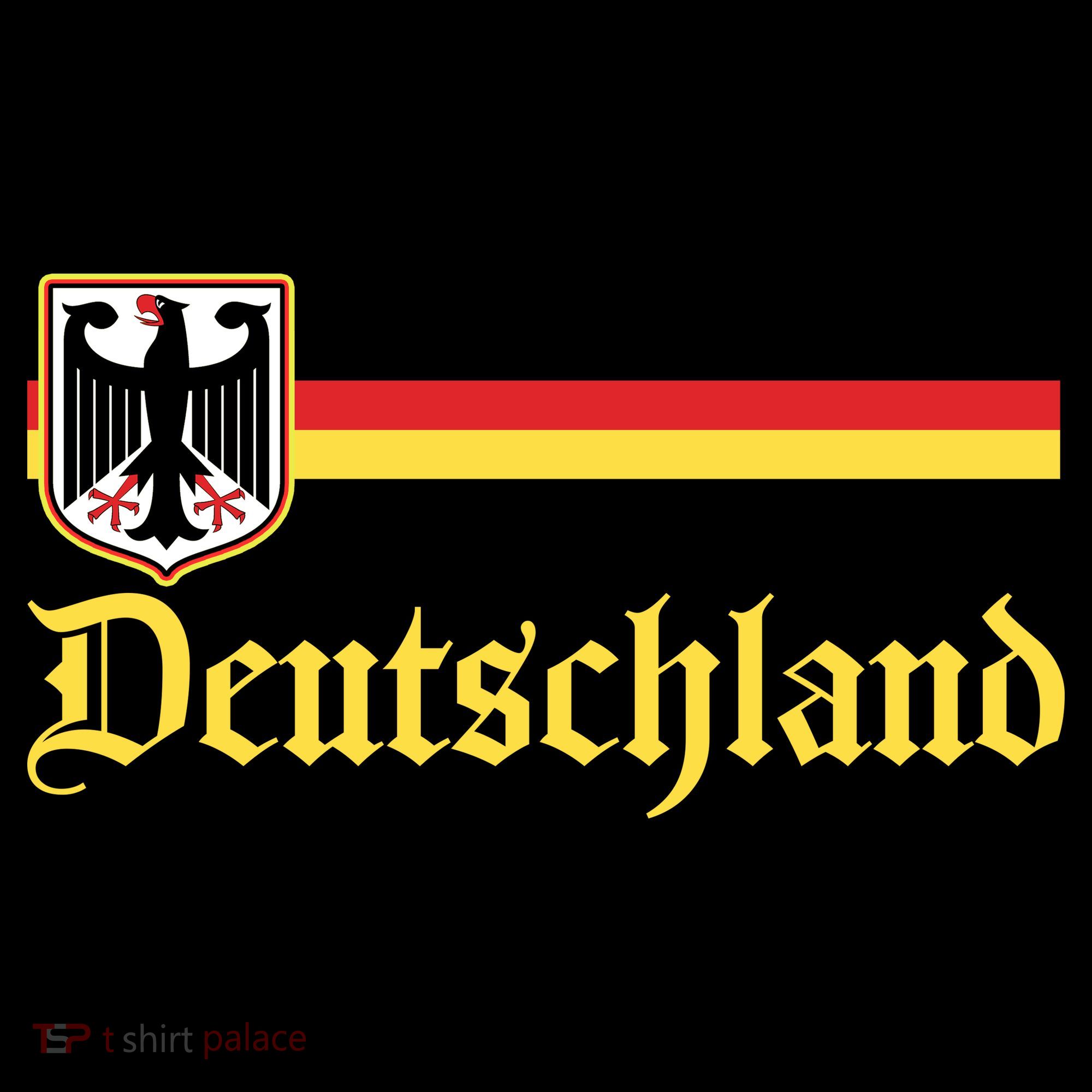 Germany Flag Stripe Logo Coaster