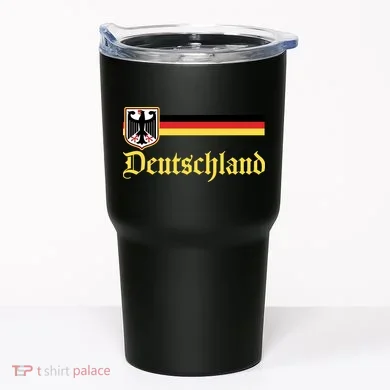 Germany Flag Stripe Logo Tumbler