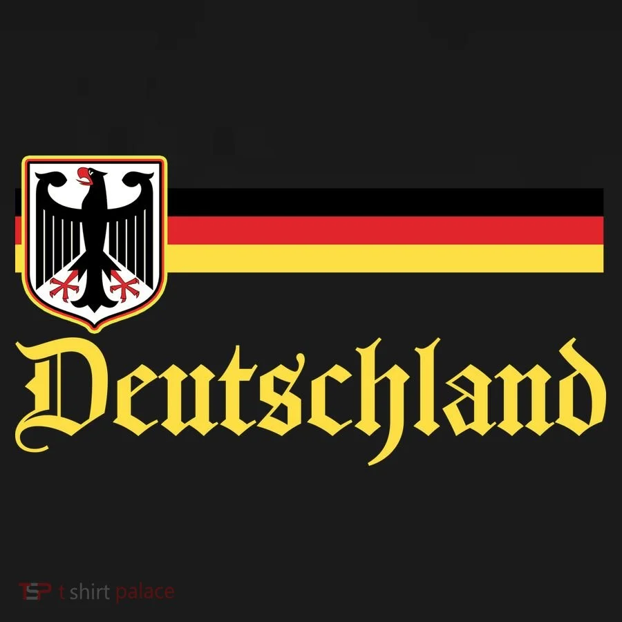 Germany Flag Stripe Logo Magnet