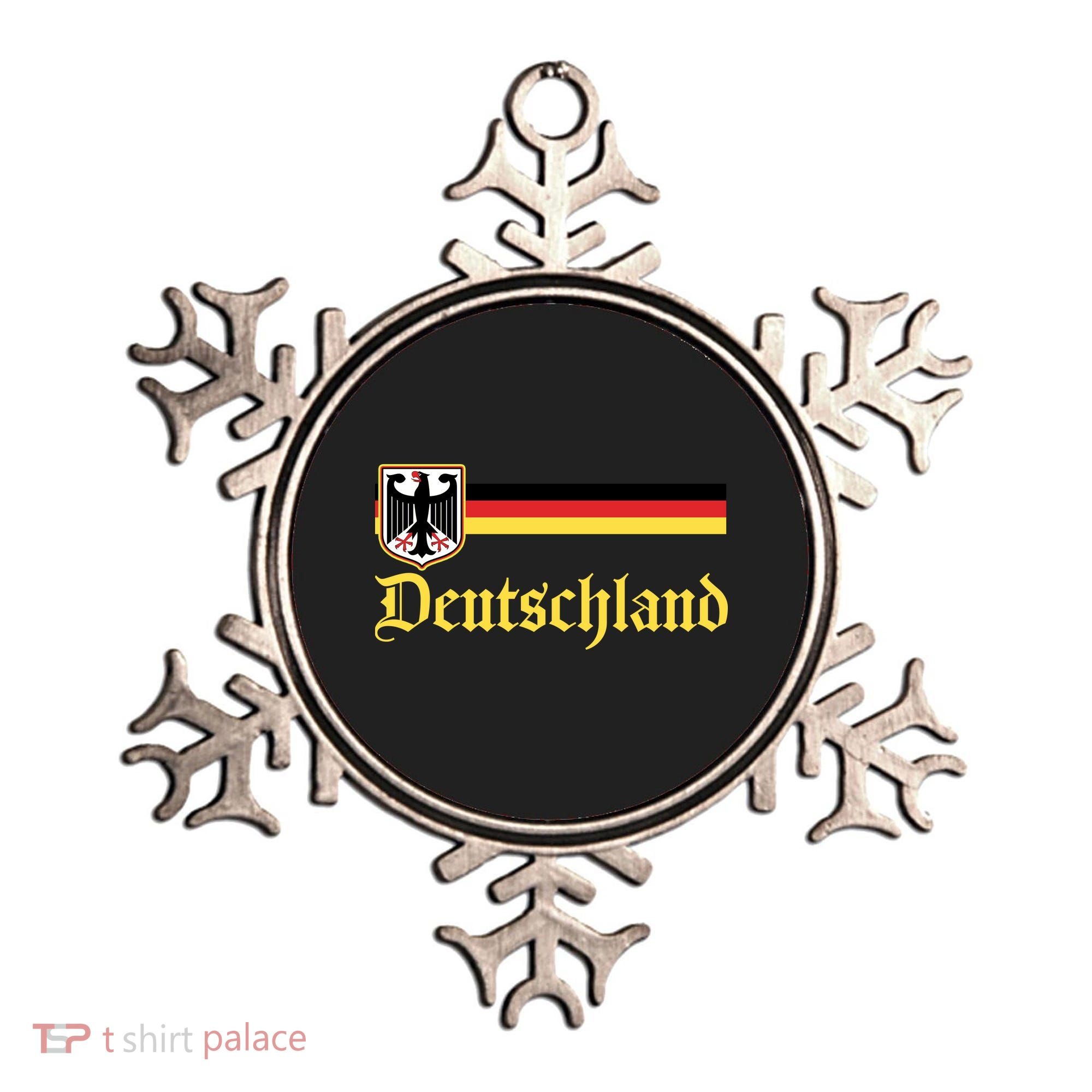 Germany Flag Stripe Logo Ornament