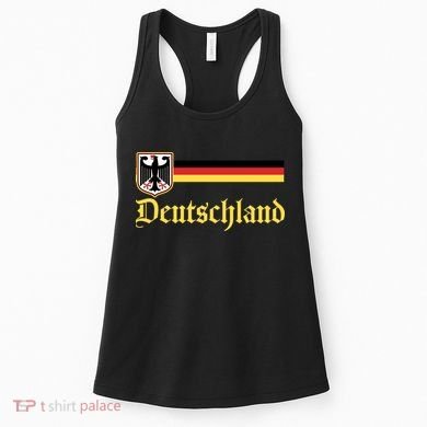 Germany Flag Stripe Logo Women's Tank Top