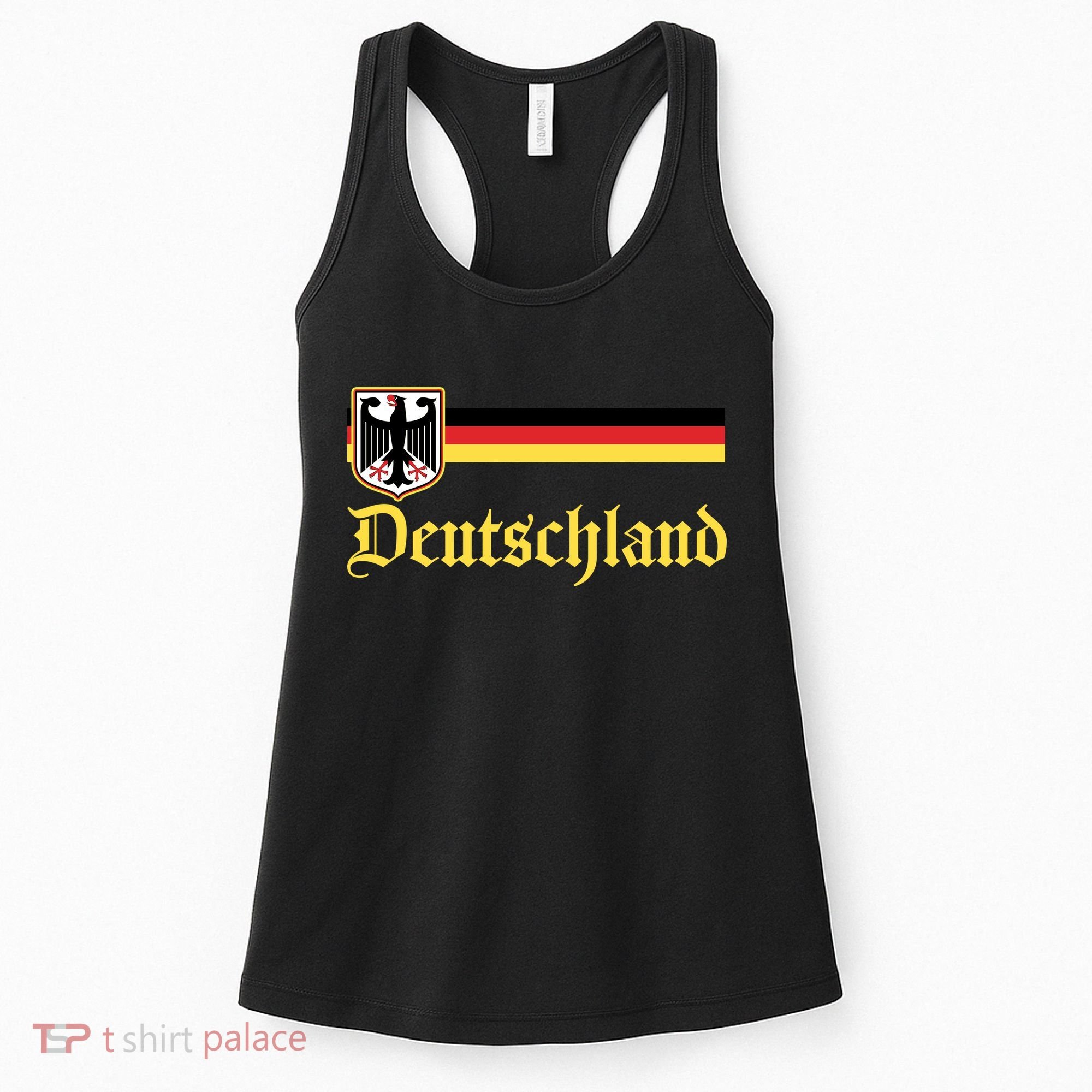 Germany Flag Stripe Logo Women's Tank Top