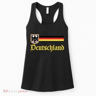 Germany Flag Stripe Logo Women's Tank Top