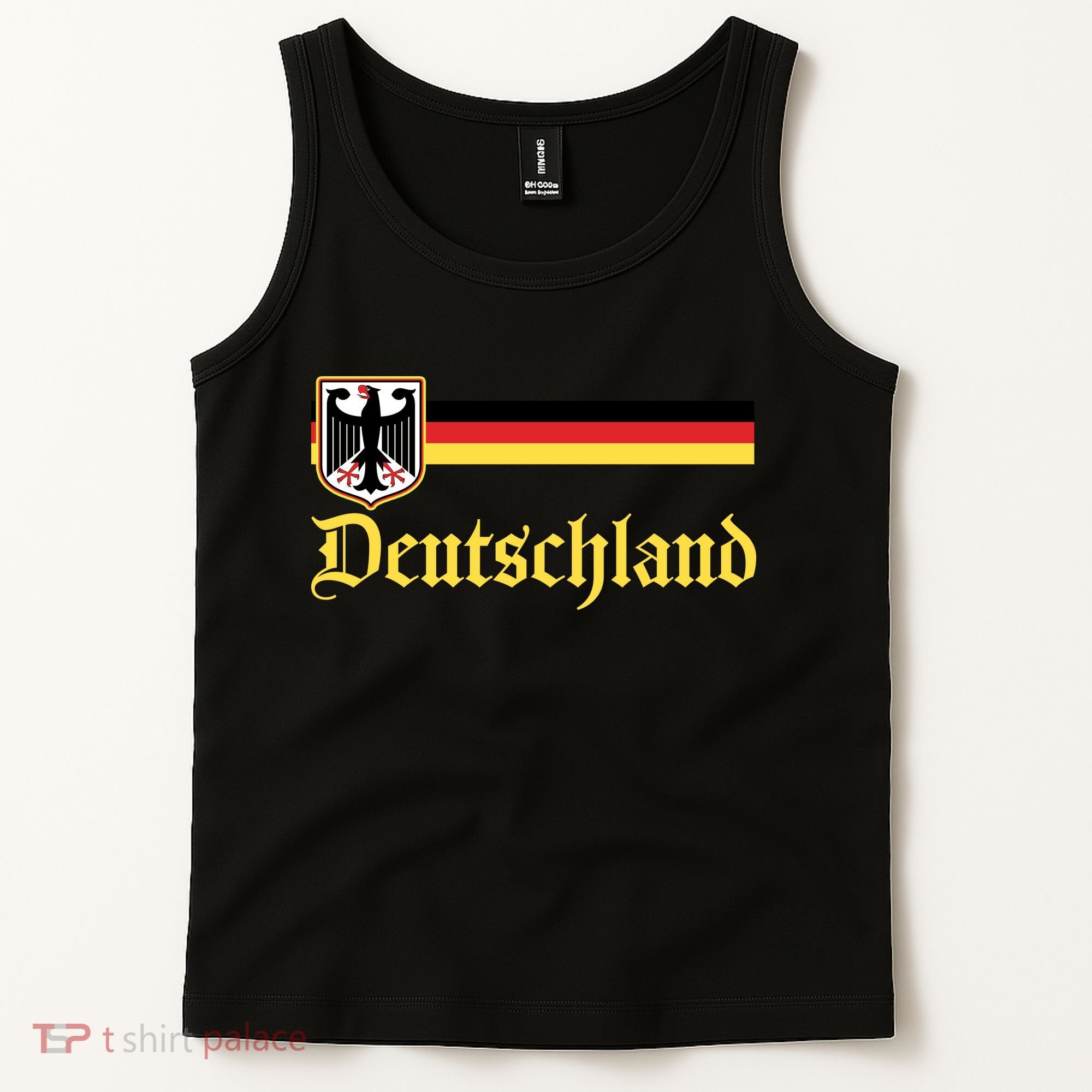 Germany Flag Stripe Logo Tank Top