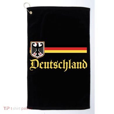 Germany Flag Stripe Logo Golf Towel