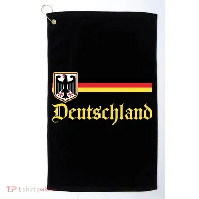 Germany Flag Stripe Logo Golf Towel