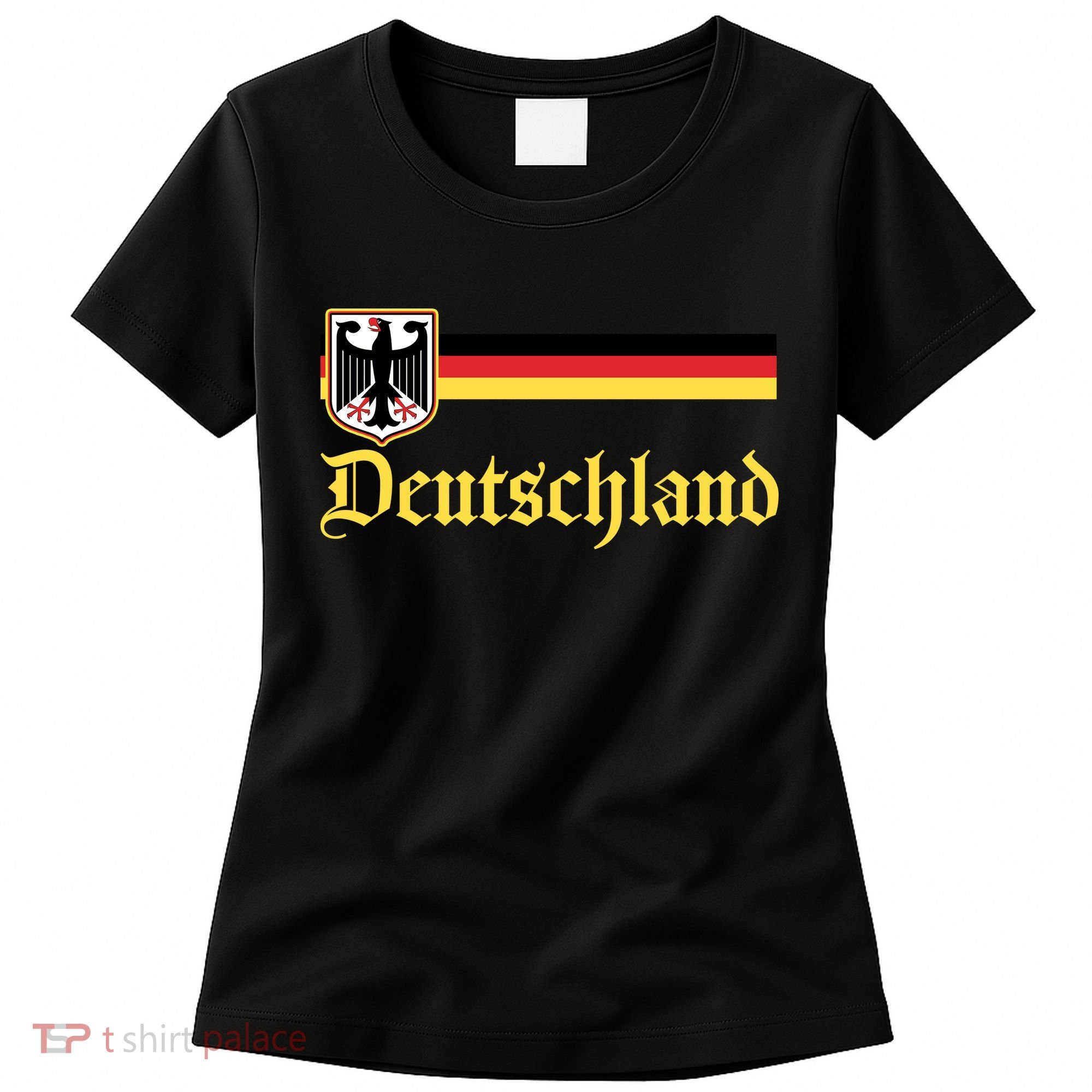 Germany Flag Stripe Logo Women's T-Shirt