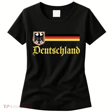 Germany Flag Stripe Logo Women's T-Shirt