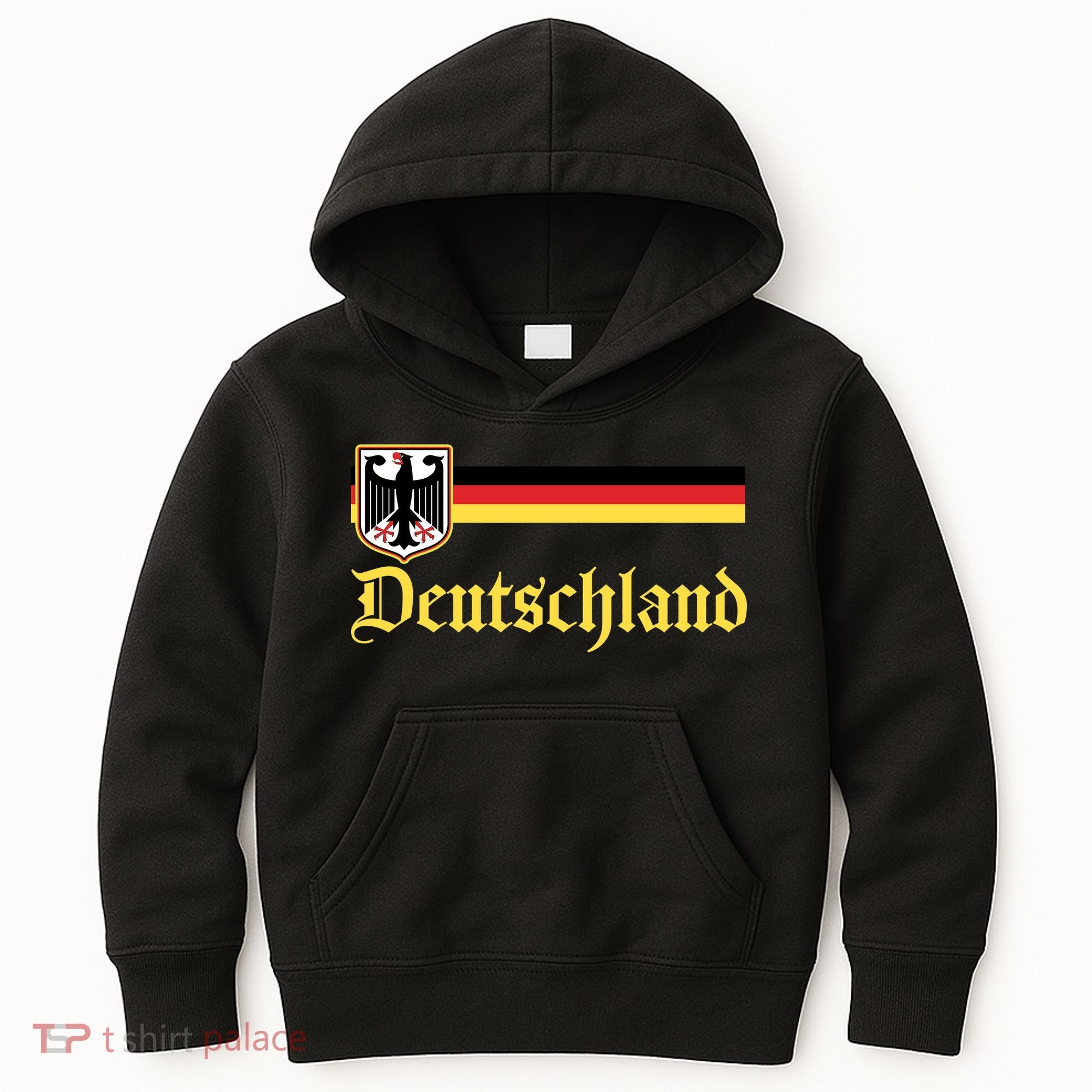 Germany Flag Stripe Logo Kids Hoodie