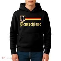 Germany Flag Stripe Logo Kids Hoodie thumb 4