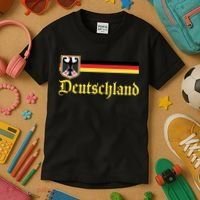 Germany Flag Stripe Logo Kids T-Shirt thumb 3