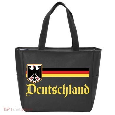 Germany Flag Stripe Logo Tote Bag