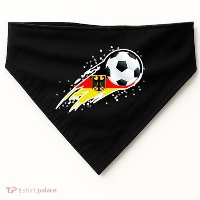 Germany Soccer Insignia Brush Strokes USA-Made Doggie Bandana