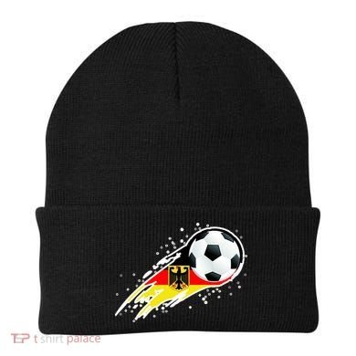 Germany Soccer Insignia Brush Strokes Beanie