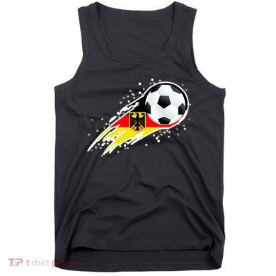 Germany Soccer Insignia Brush Strokes Tank Top