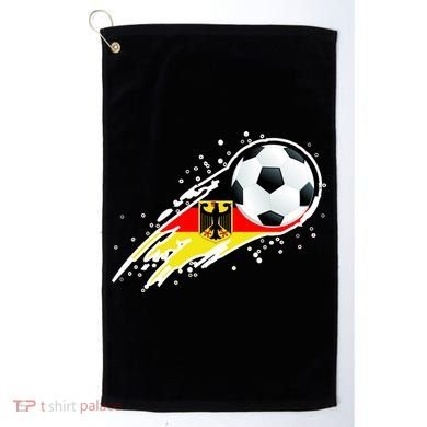 Germany Soccer Insignia Brush Strokes Golf Towel