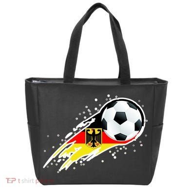 Germany Soccer Insignia Brush Strokes Tote Bag