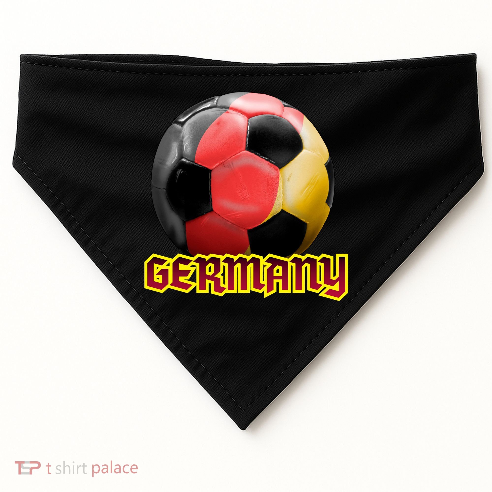 Germany Soccer Logo USA-Made Doggie Bandana