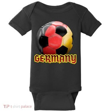 Germany Soccer Logo Baby Bodysuit