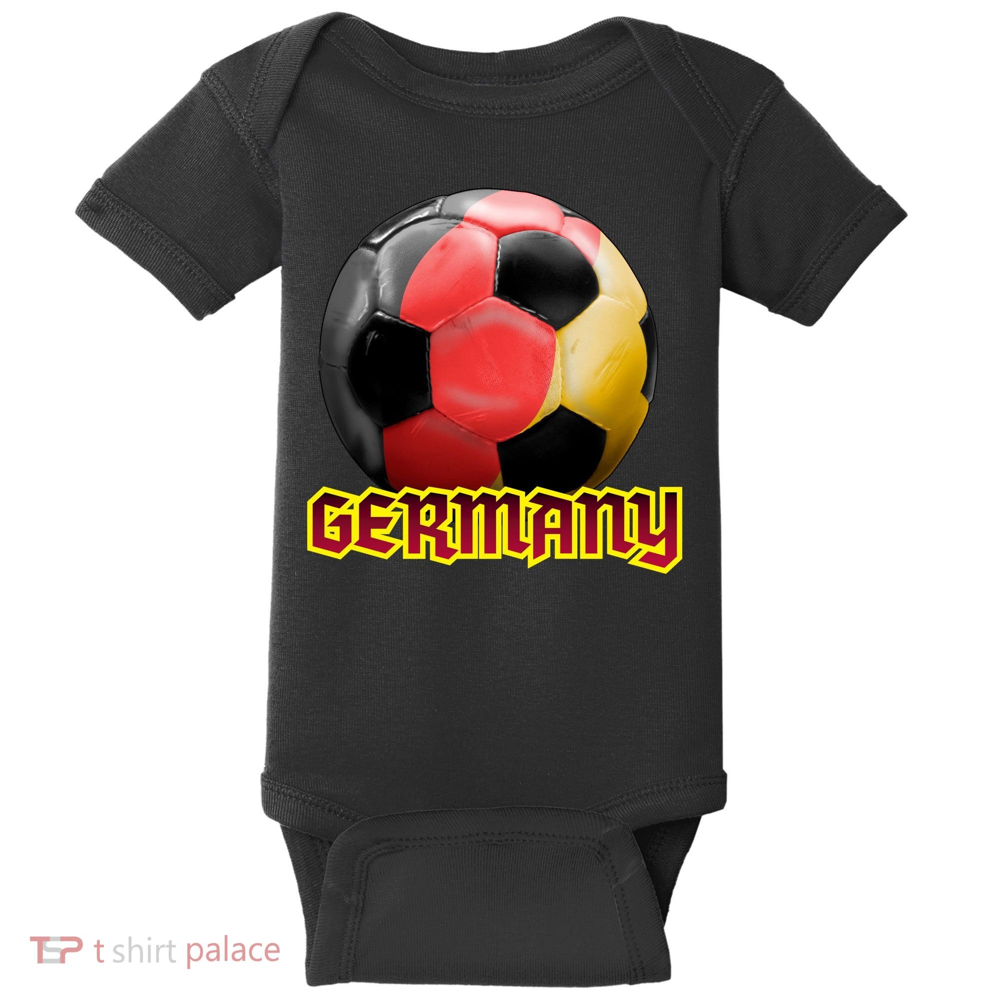 Germany Soccer Logo Baby Bodysuit