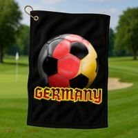 Germany Soccer Logo Golf Towel thumb 1