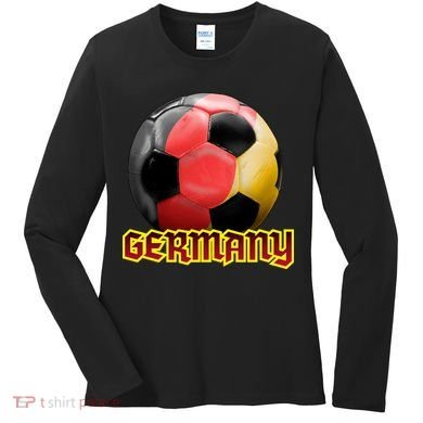 Germany Soccer Logo Women's Long Sleeve Shirt