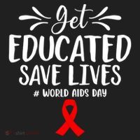Get Educated Save Lives World Aids Day Gift Beanie thumb 2