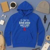Get Educated Save Lives World Aids Day Gift Hoodie thumb 3