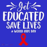 Get Educated Save Lives World Aids Day Gift Mousepad thumb 1