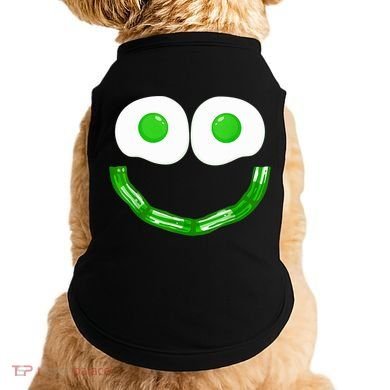 Green Eggs Smile Brunch Breakfast Doggie Tank