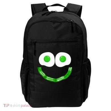 Green Eggs Smile Brunch Breakfast Backpack