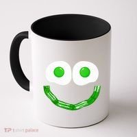Green Eggs Smile Brunch Breakfast Coffee Mug thumb 0
