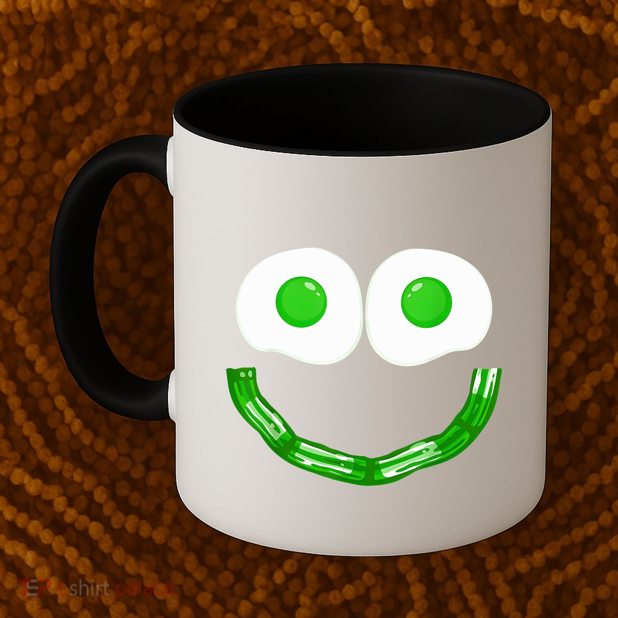 Green Eggs Smile Brunch Breakfast Coffee Mug