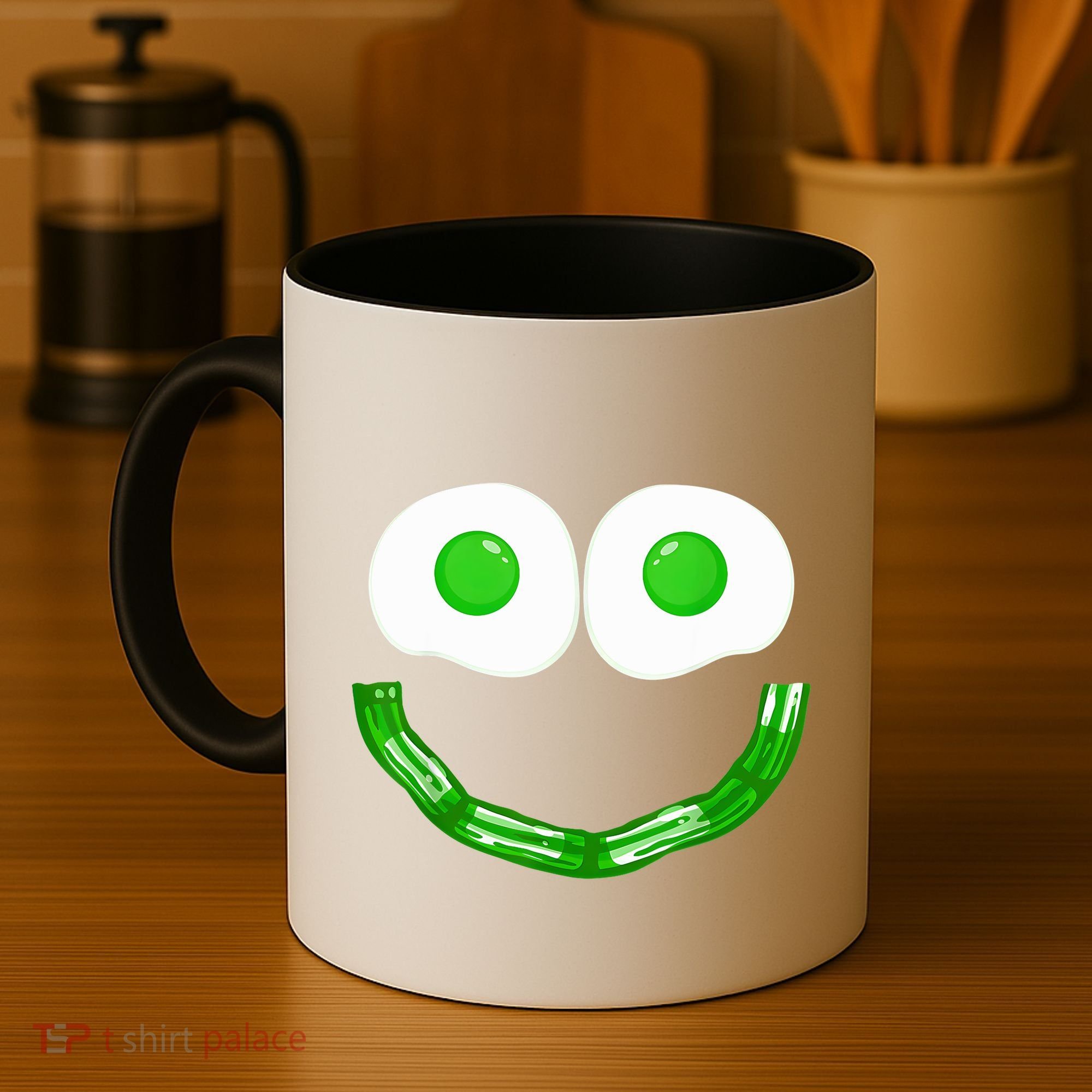 Green Eggs Smile Brunch Breakfast Coffee Mug