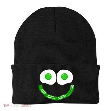 Green Eggs Smile Brunch Breakfast Beanie
