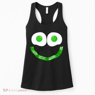 Green Eggs Smile Brunch Breakfast Women's Tank Top
